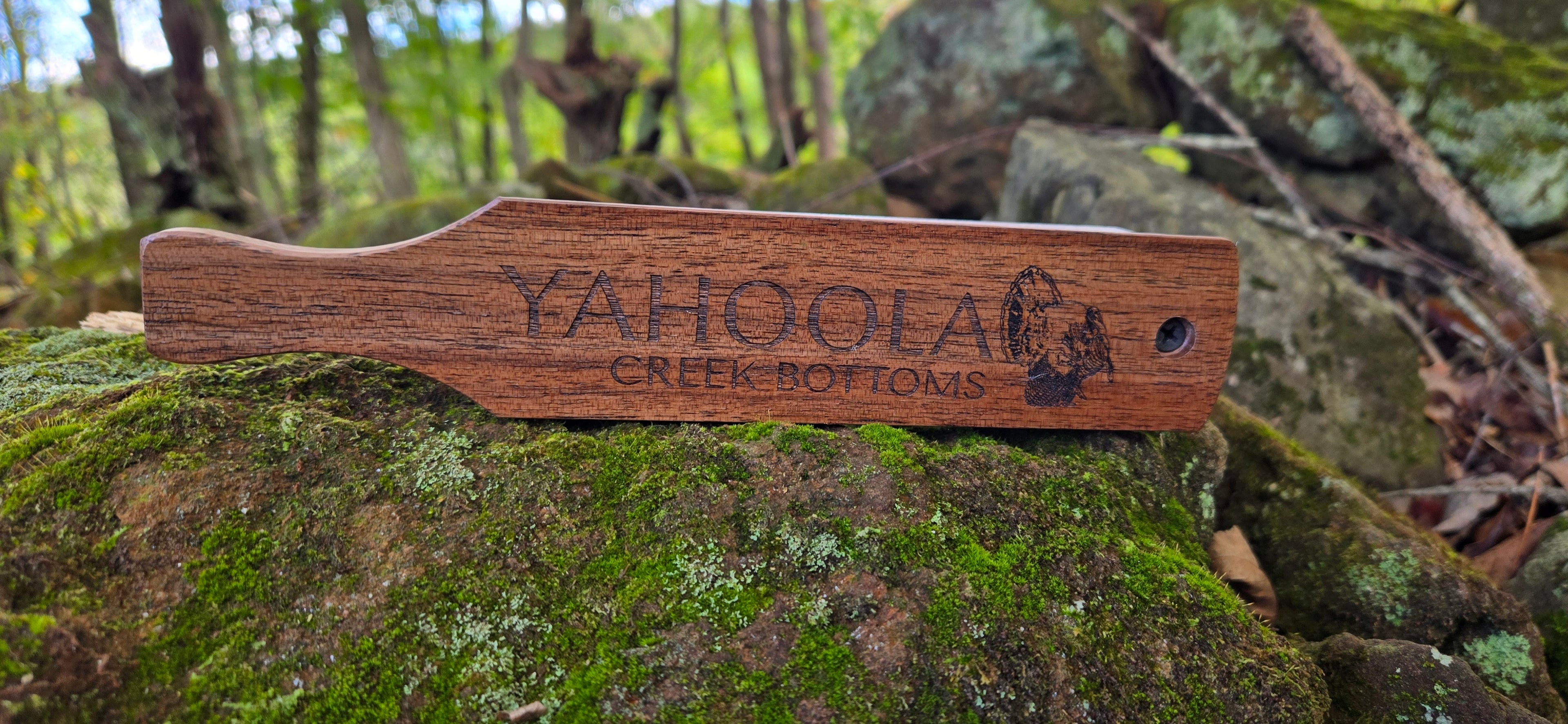 6" box call Maple Sides with Walnut Body and Walnut Lid