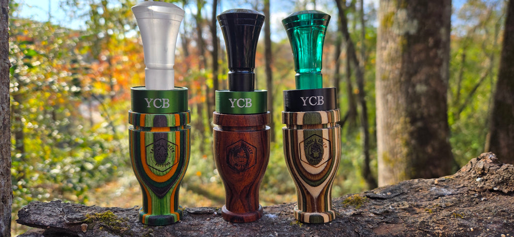 Duck Call Green, brown and white