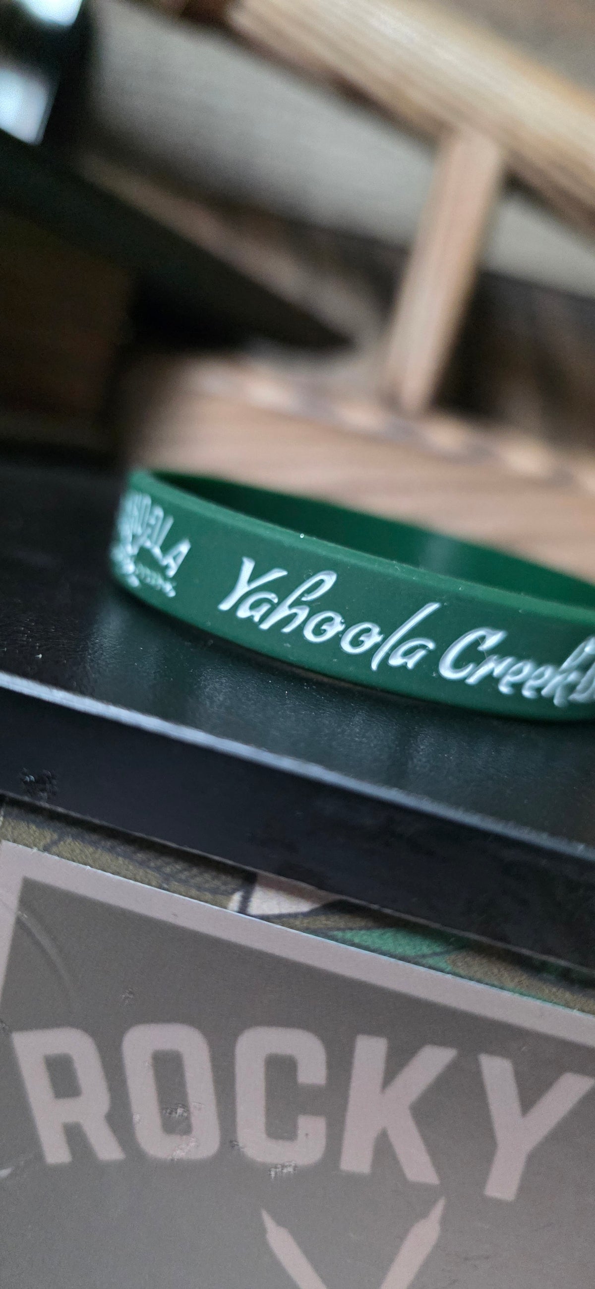 Yahoola Creek Bottoms Rubber Bracelet