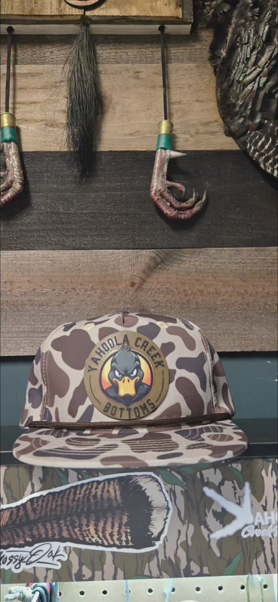 Youth Duck Camo rope hat DTF patch