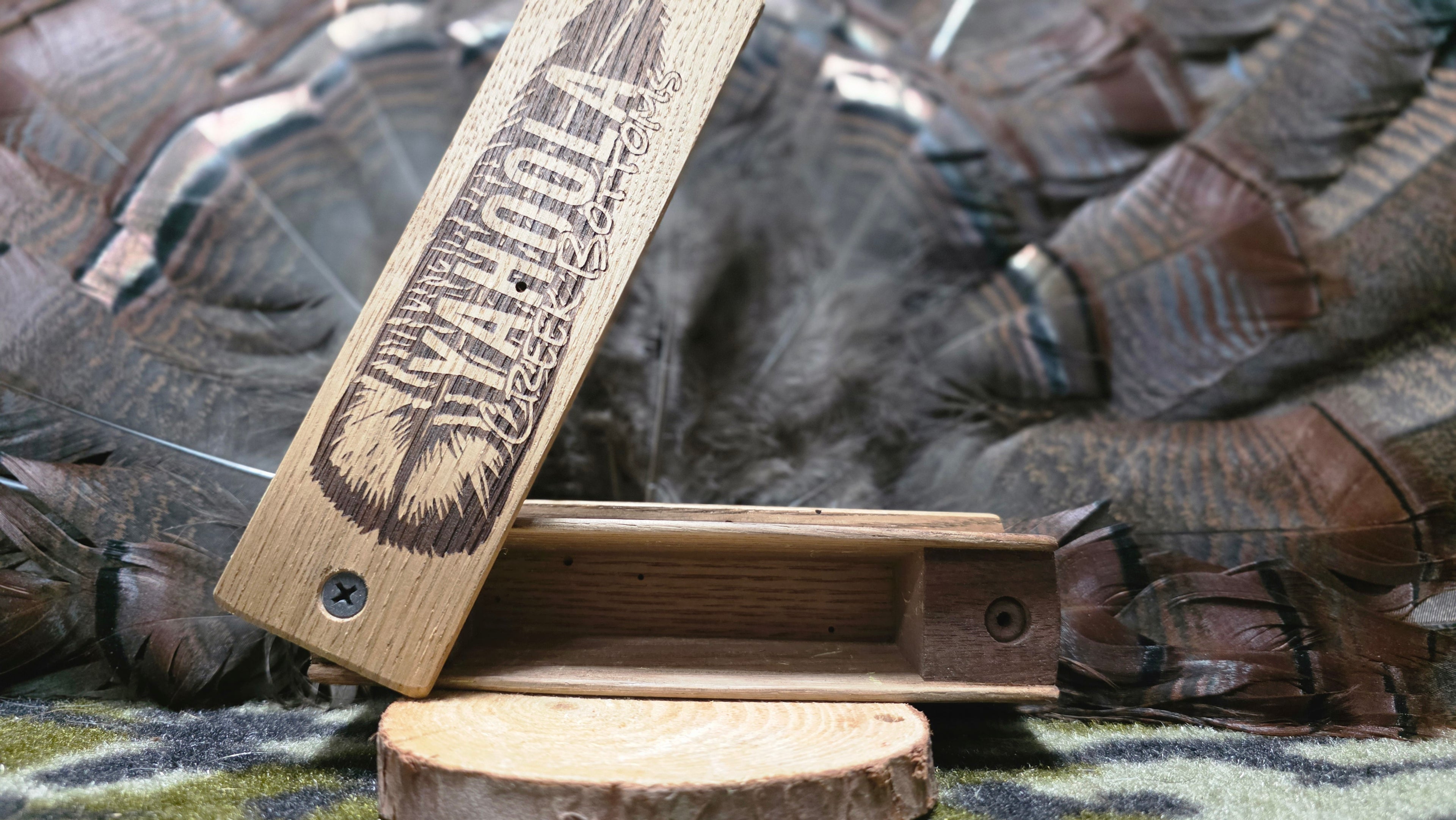 6" Wormy Chestnut Box Call