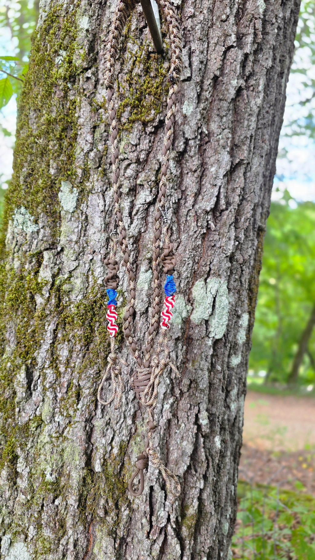 Brown and Tan Duck Lanyard