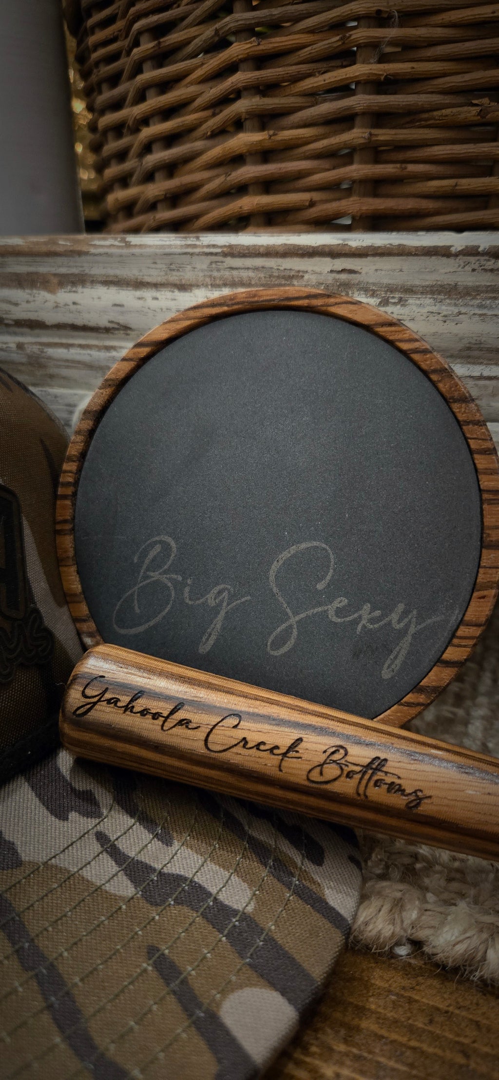 "Big Sexy" Zebrawood slate