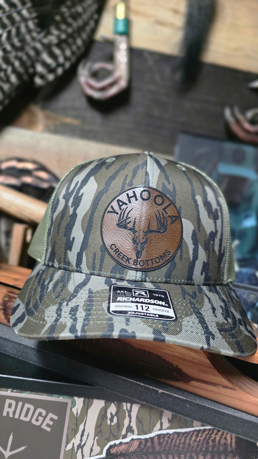 Bottomland Richardson 112 YCB Buck Skull logo