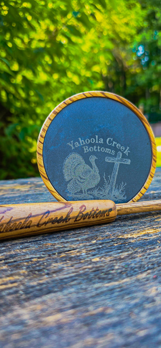 Zebrawood "Faithful" Slate over Wood