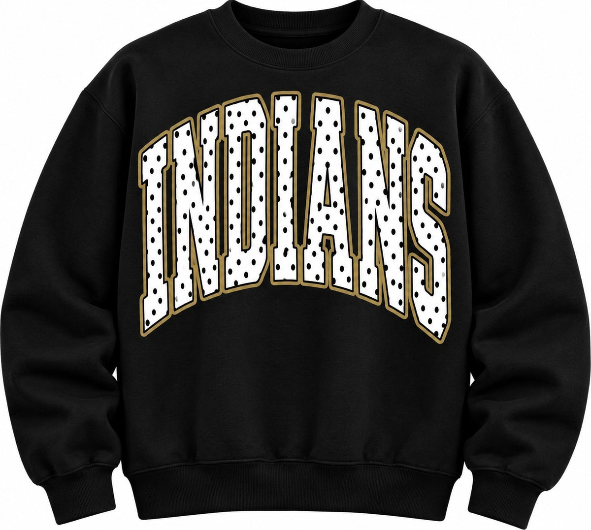 INDIANS warpath Sweatshirt (white logo)