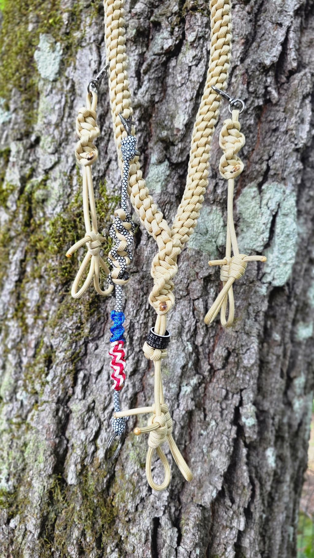 3 Drop Lanyard Sand Camo