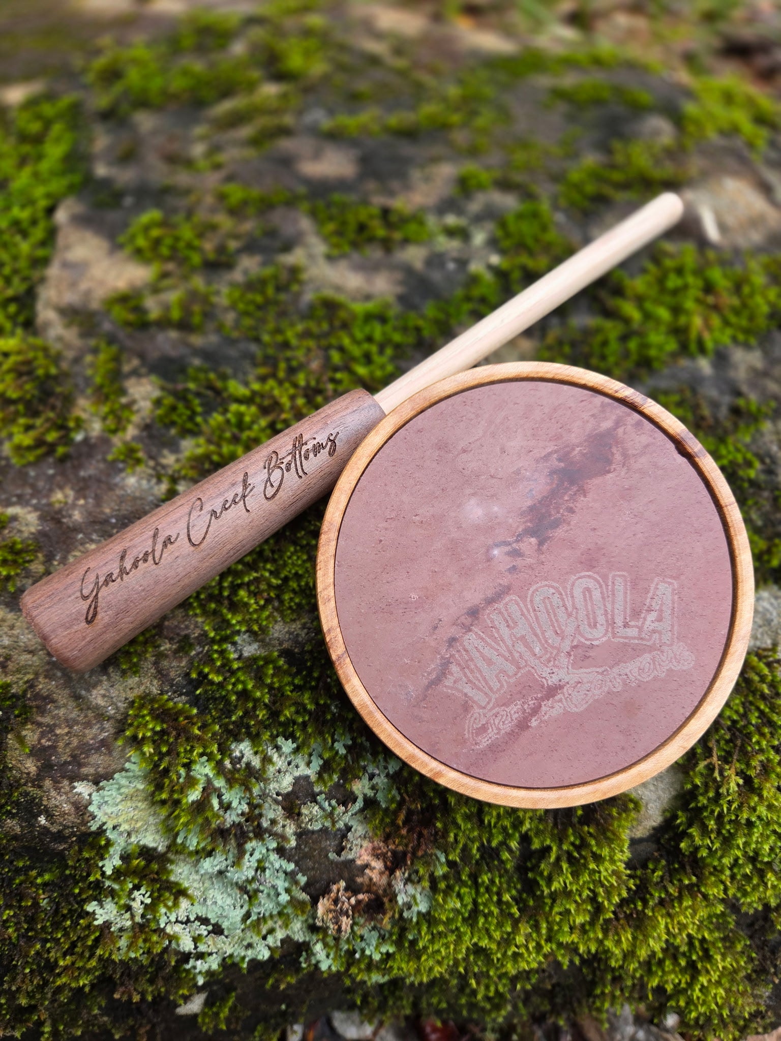 3.5" Spalted Maple Red slate