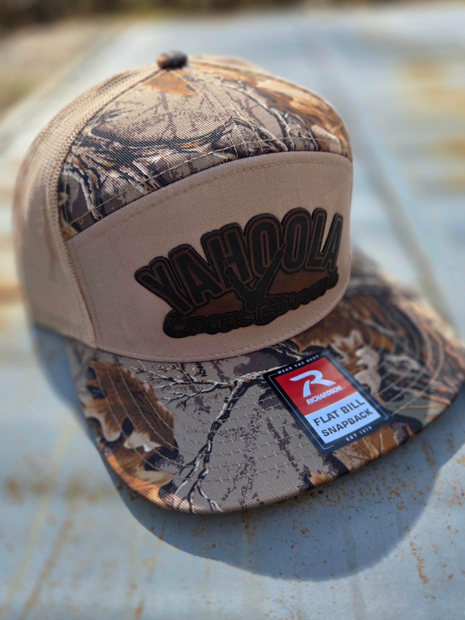 Realtree Advantage 7 panel YCB logo