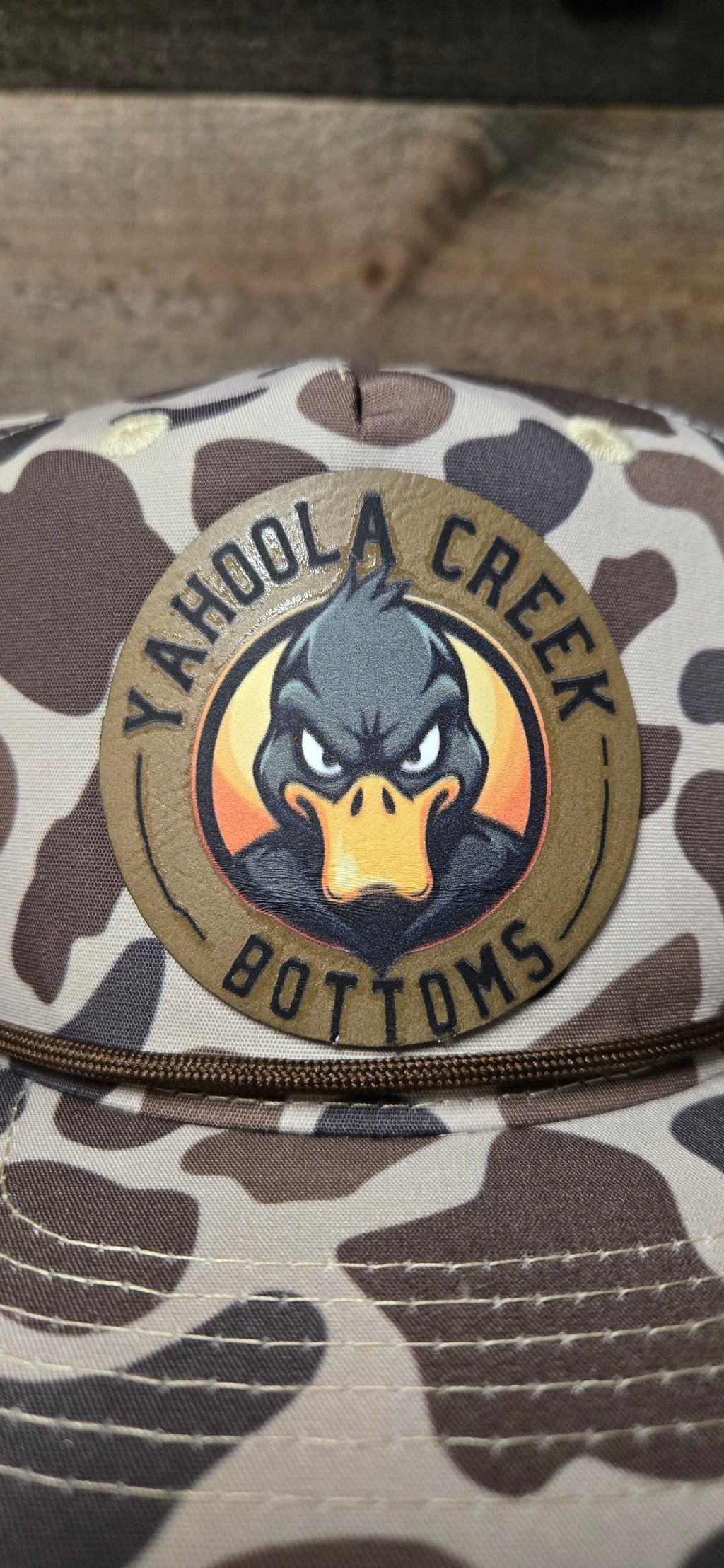 Youth Duck Camo rope hat DTF patch