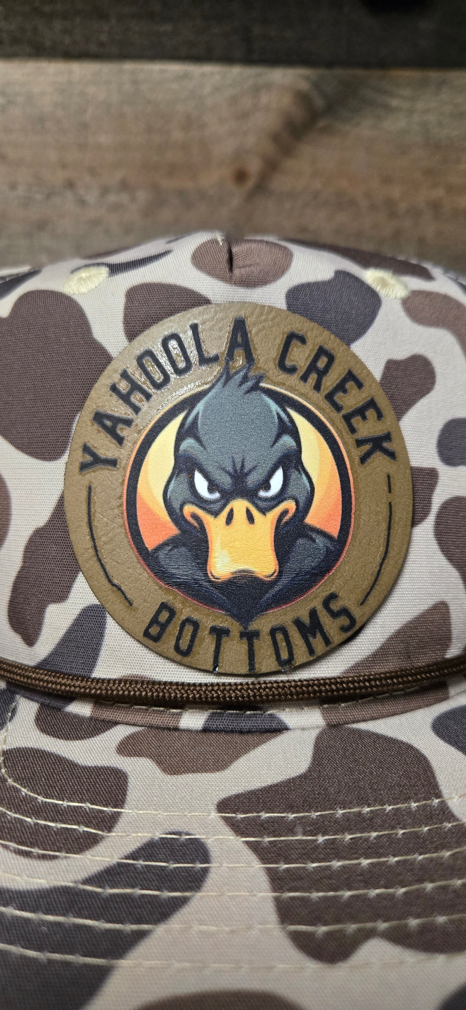 Youth Duck Camo rope hat DTF patch
