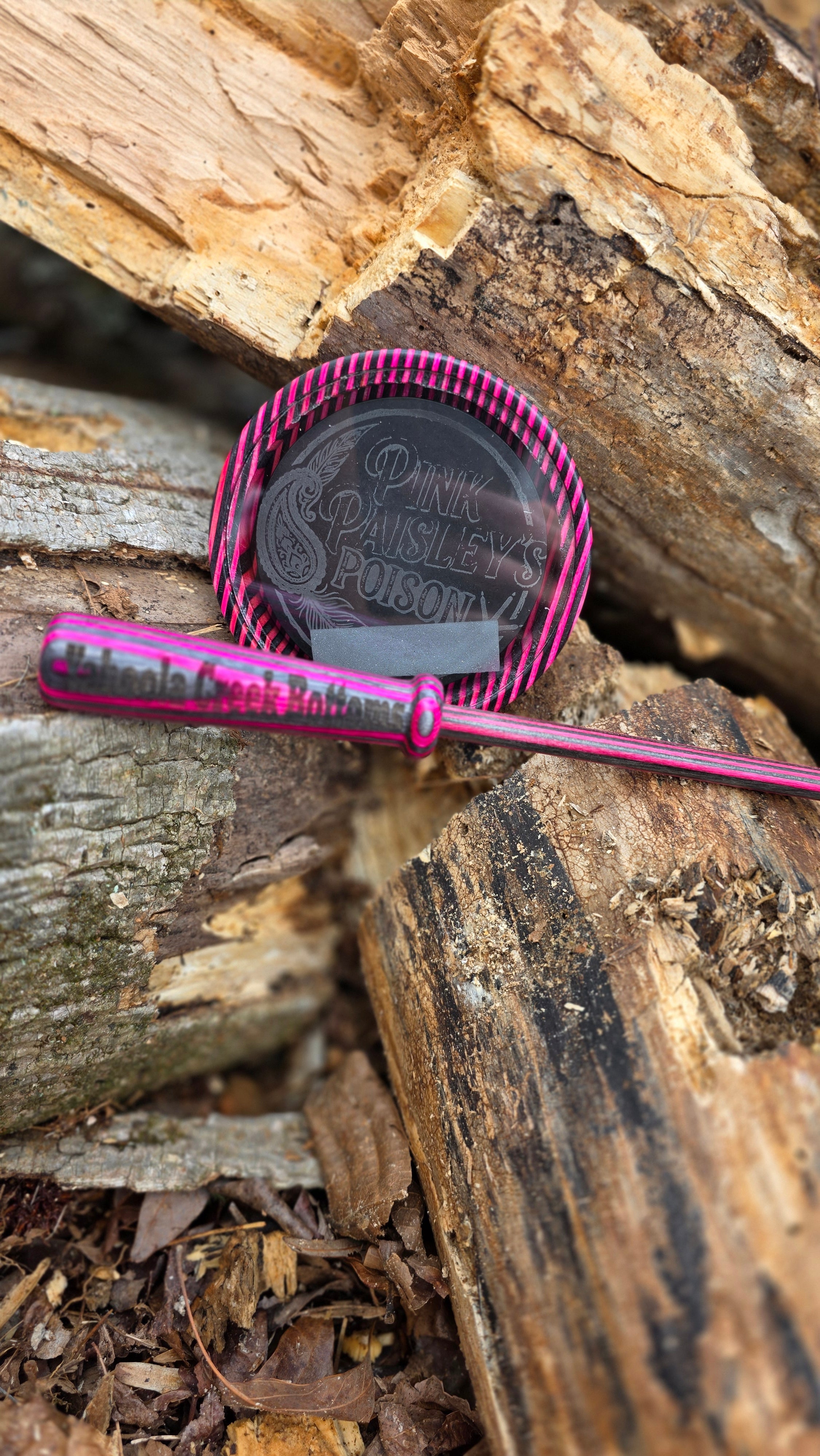 Pink Paisley Poison Pot