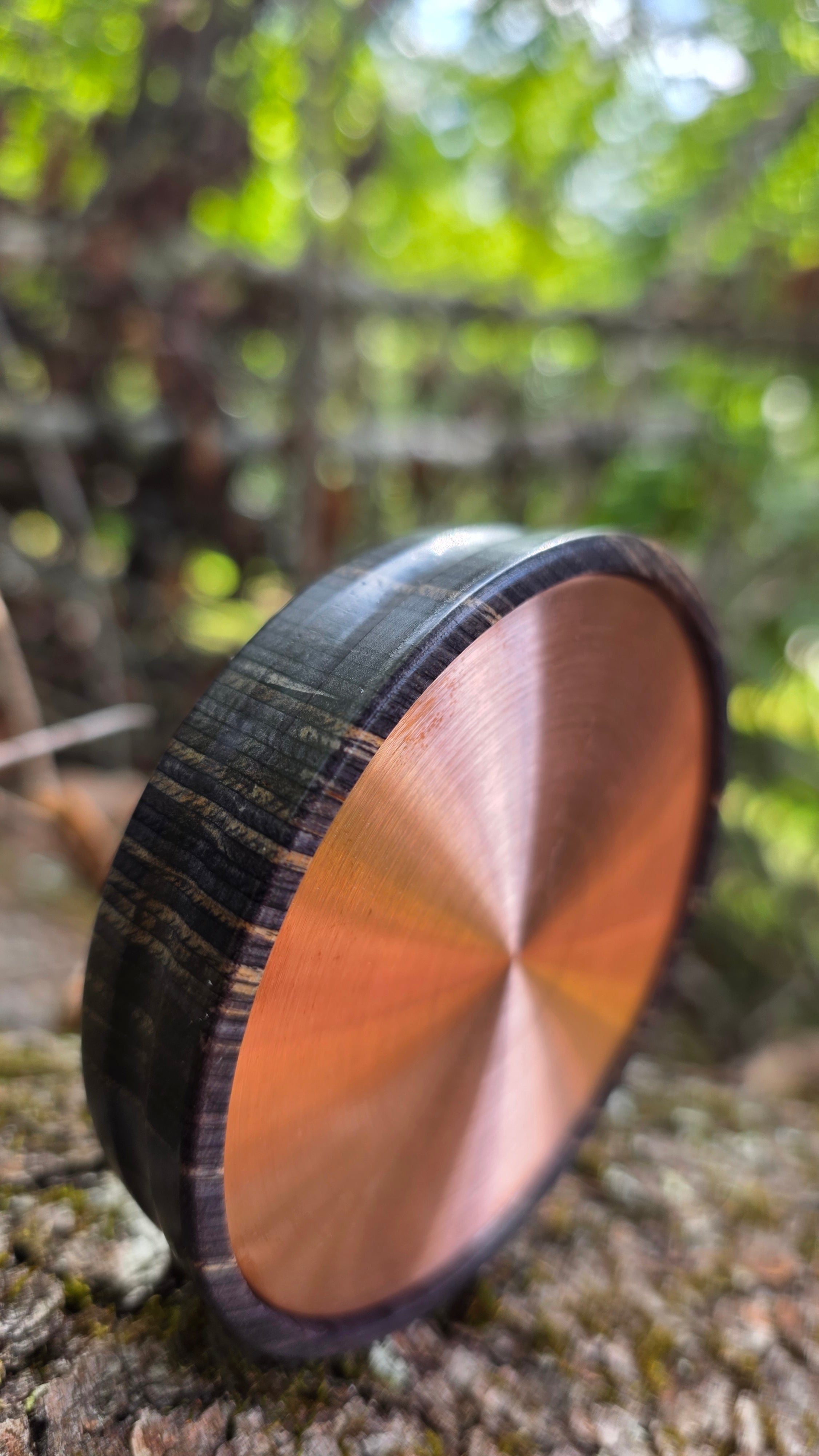 Copper Yelper Laminate over Crystal