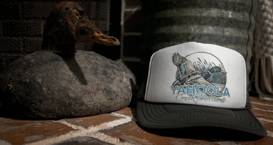 Grey and White YCB duck trucker