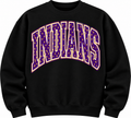 INDIANS Warpath Sweatshirt (Purple Logo)