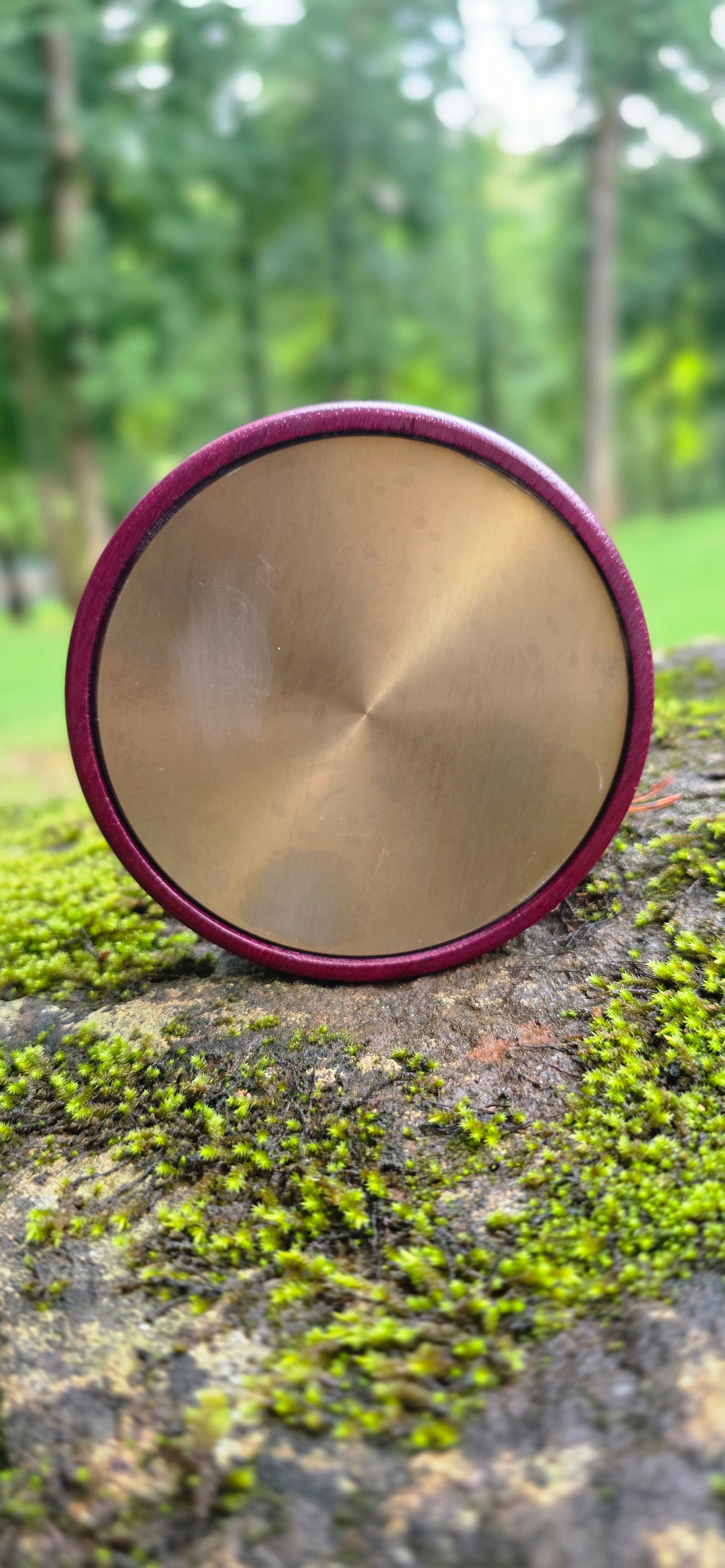Double-sided Purple Heart pot call