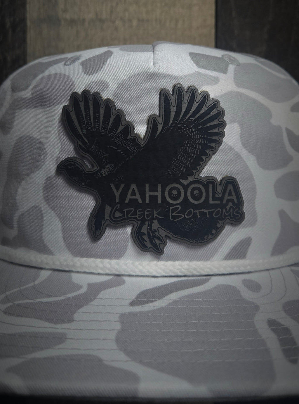 White Old-school camo Flying ycb turkey