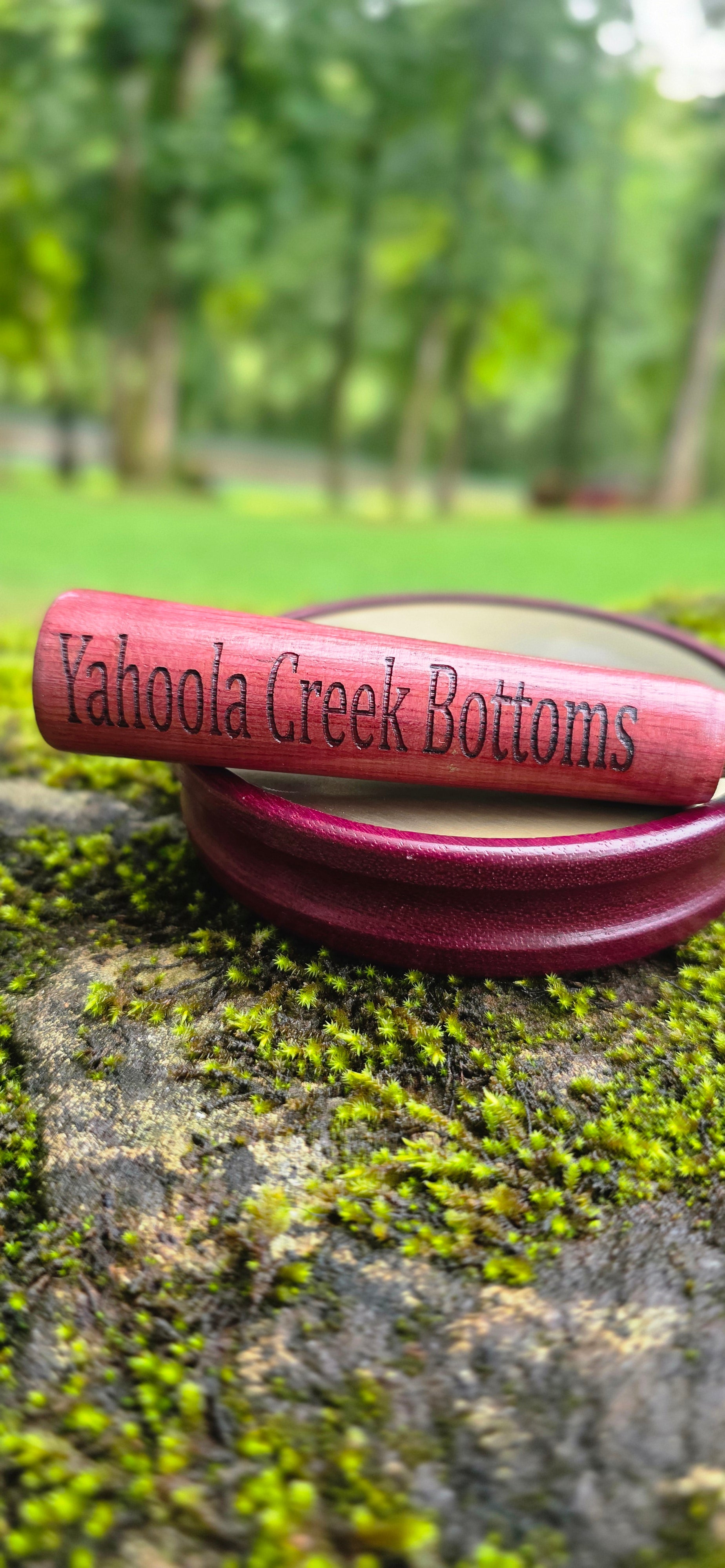 Double-sided Purple Heart pot call