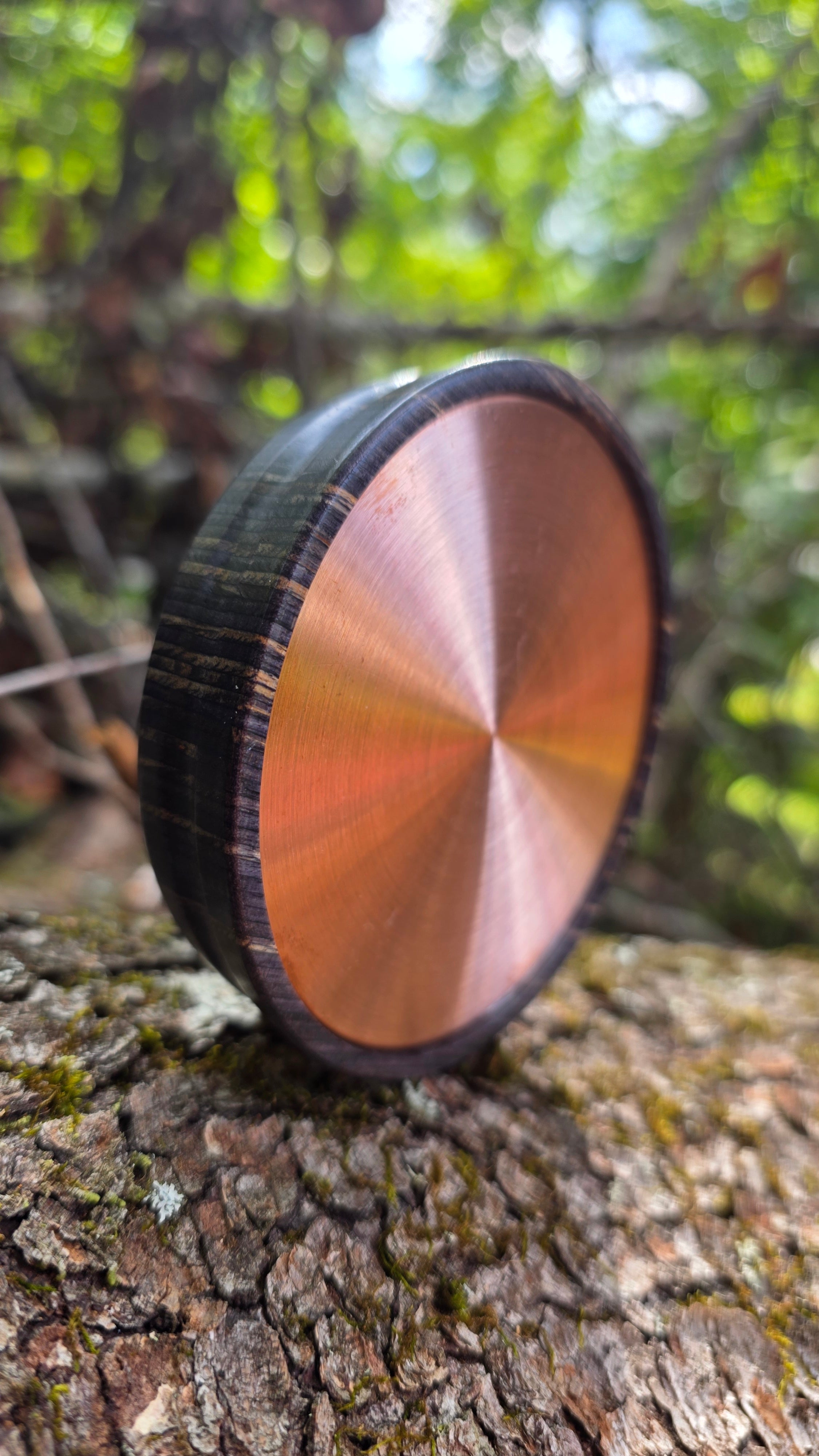 Copper Yelper Laminate over Crystal