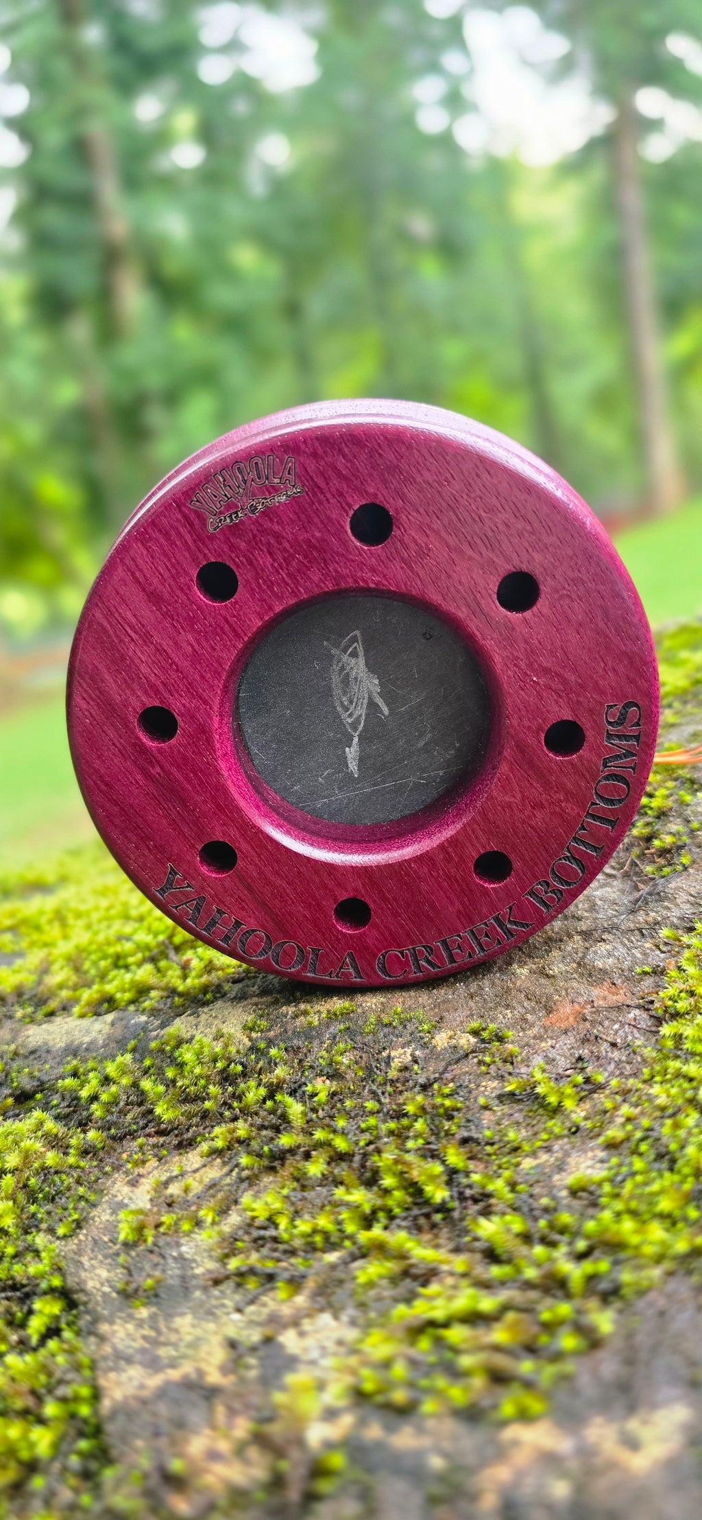 Double-sided Purple Heart pot call