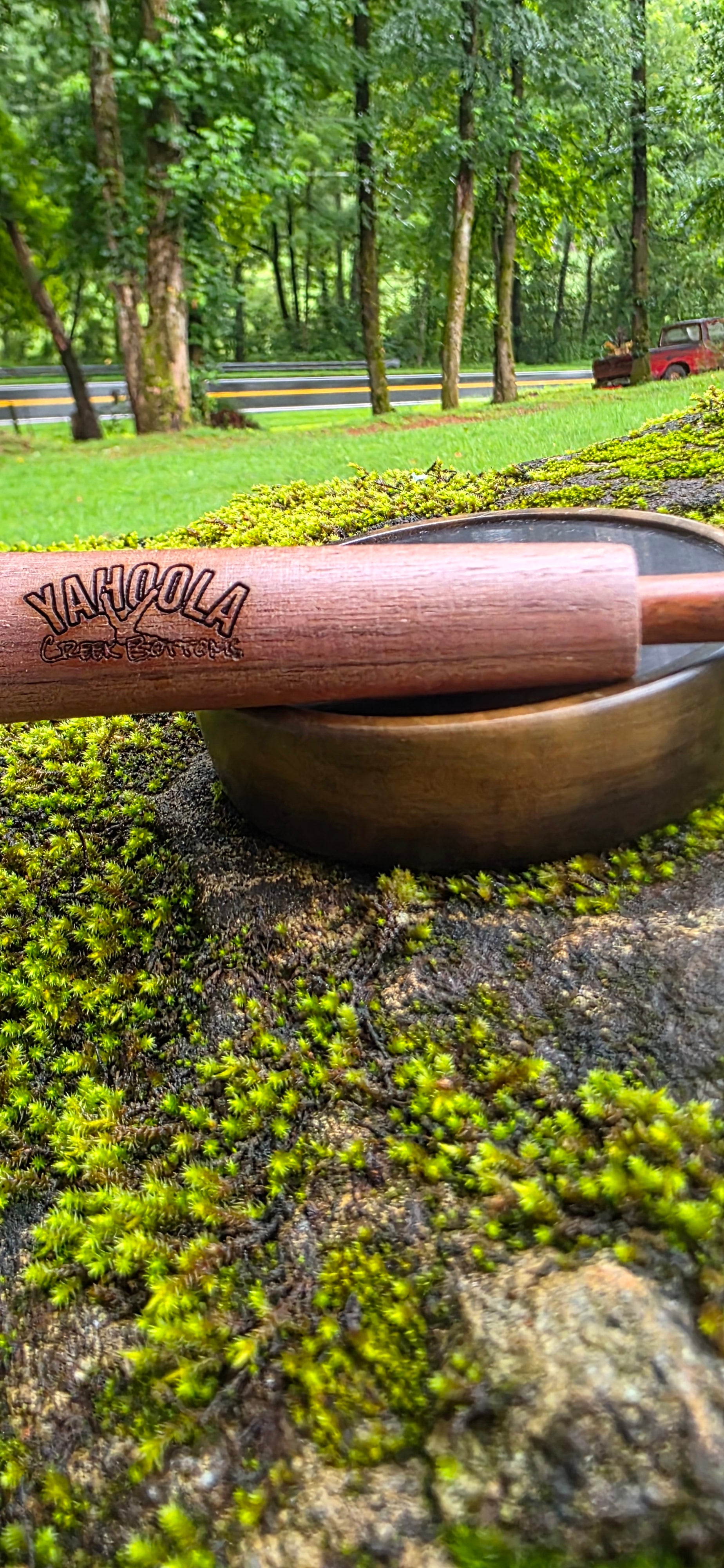 3" Walnut / Aluminum Pot