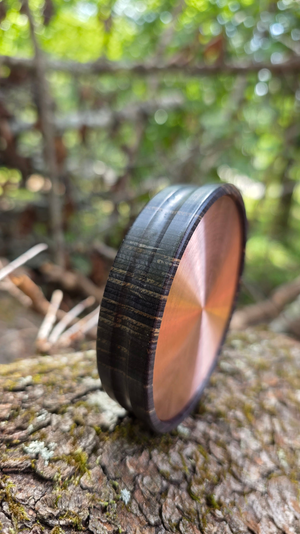 Copper Yelper Laminate over Crystal