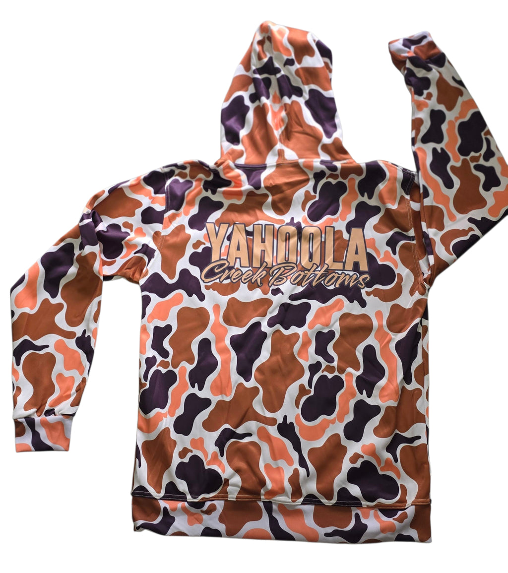 YCB Duck camo hoodie ycb logo