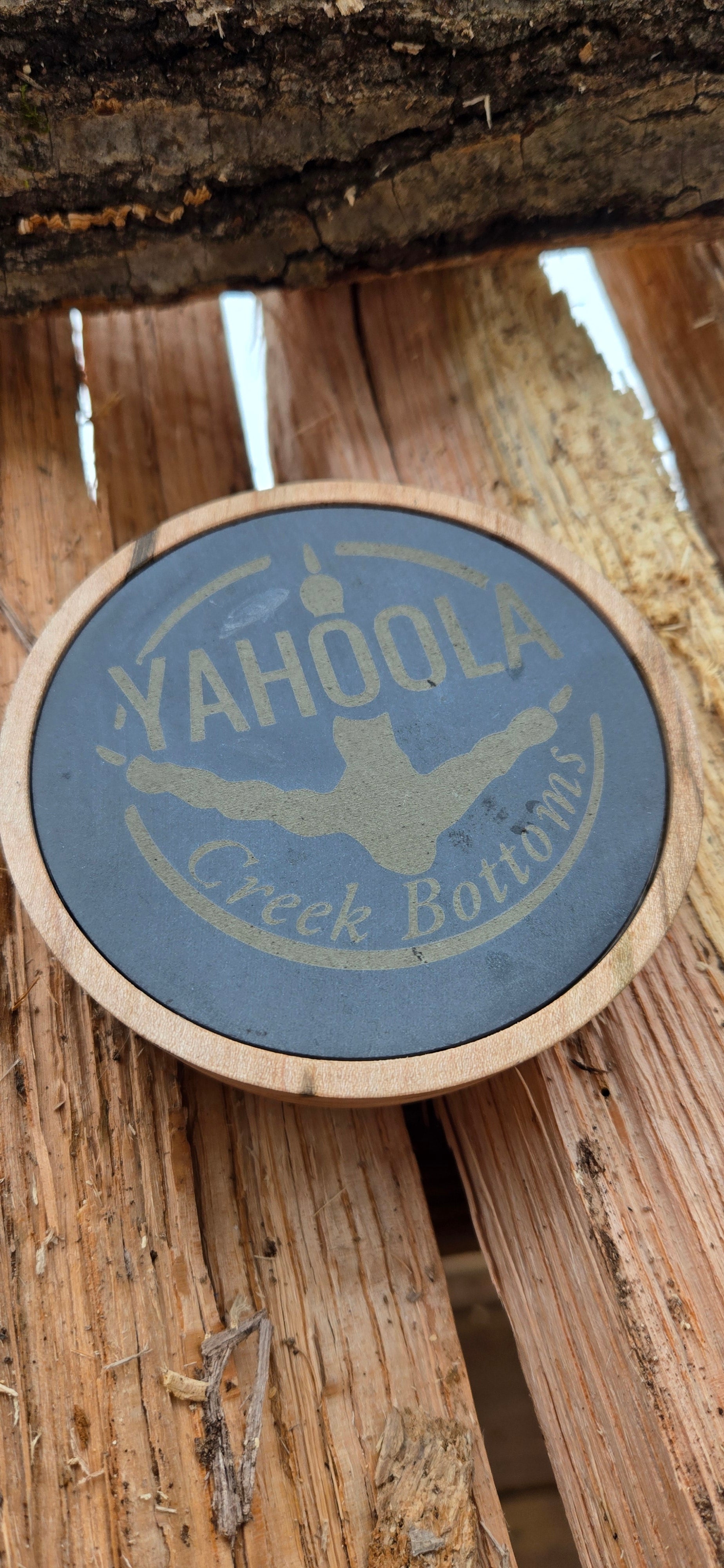 3.5" Double-sided pot Slate over aluminum