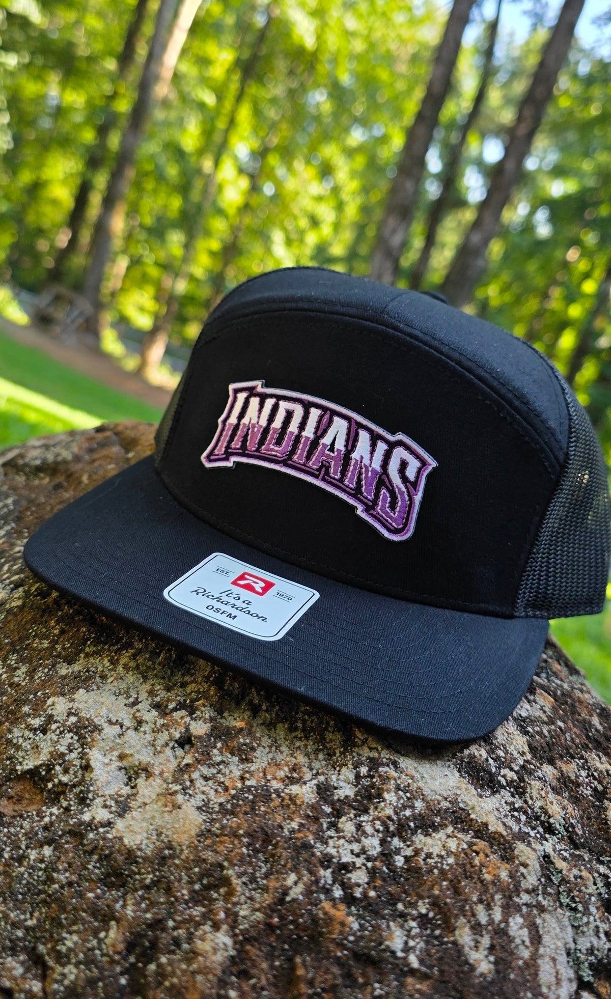 Indians 7 Panel Black