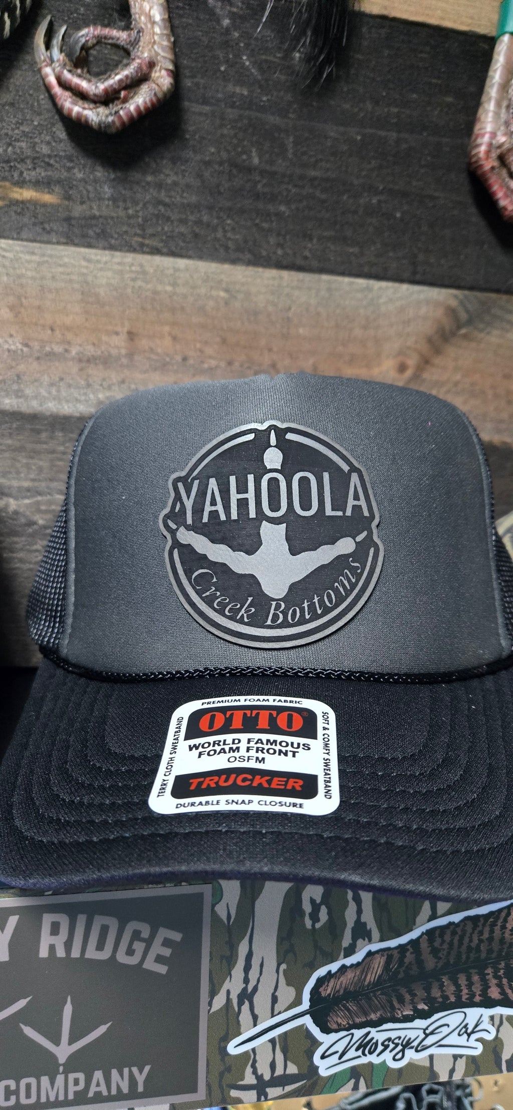 Ycb black foam trucker