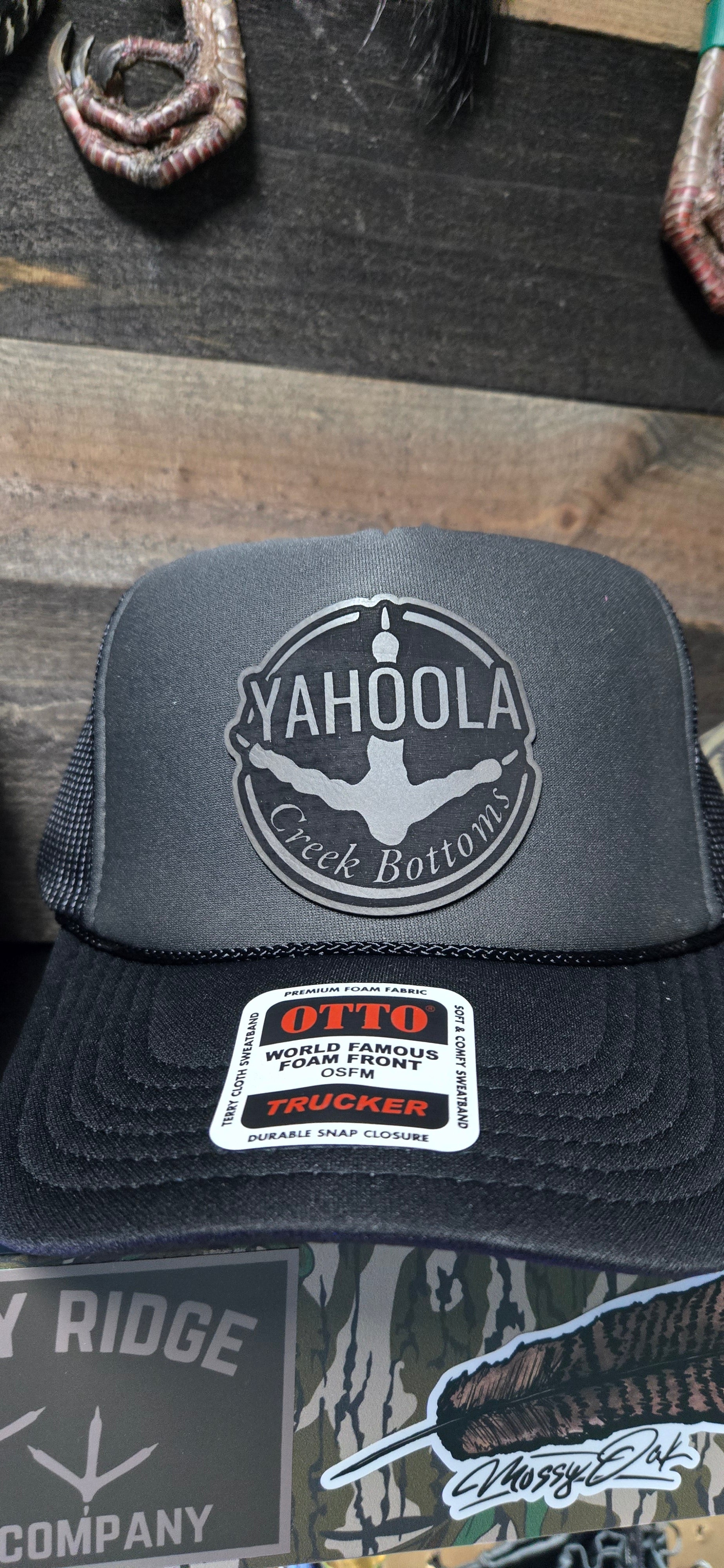 Ycb black foam trucker