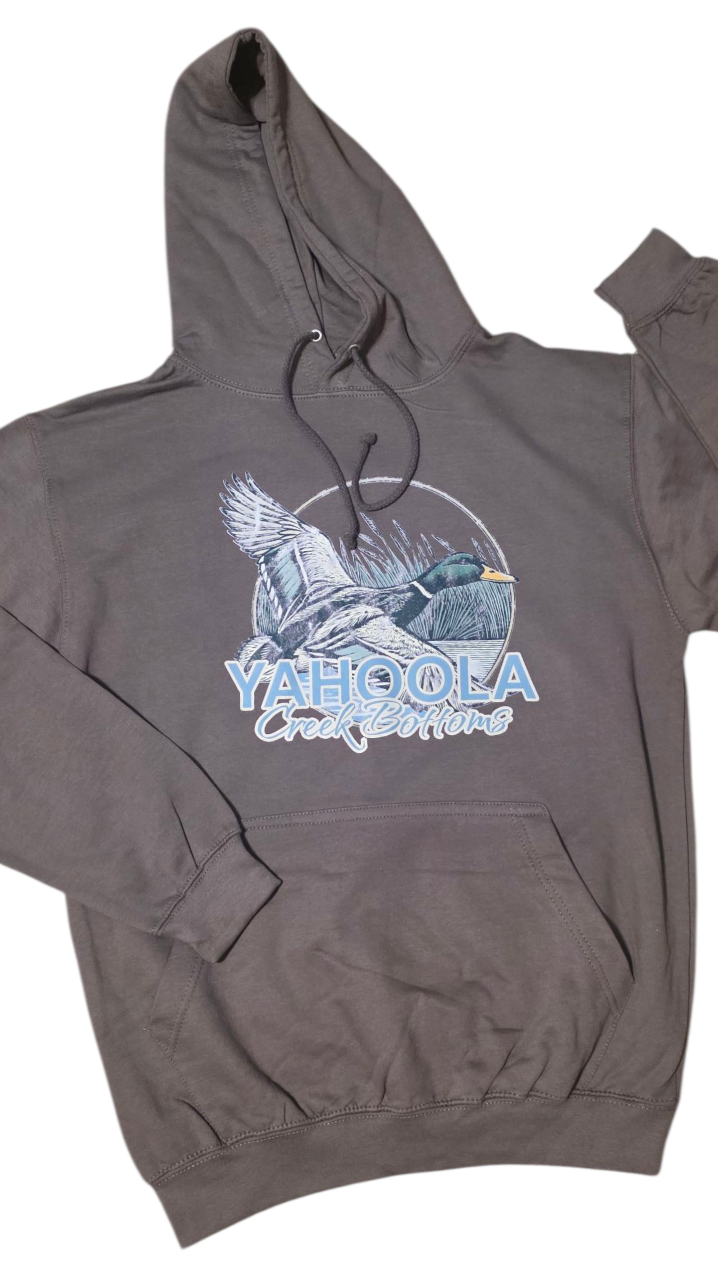 Grey YCB Duck Flying Hoodie
