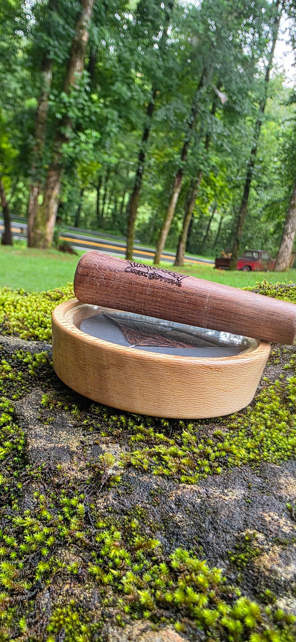 3" Sycamore Pot Glass/ Slate
