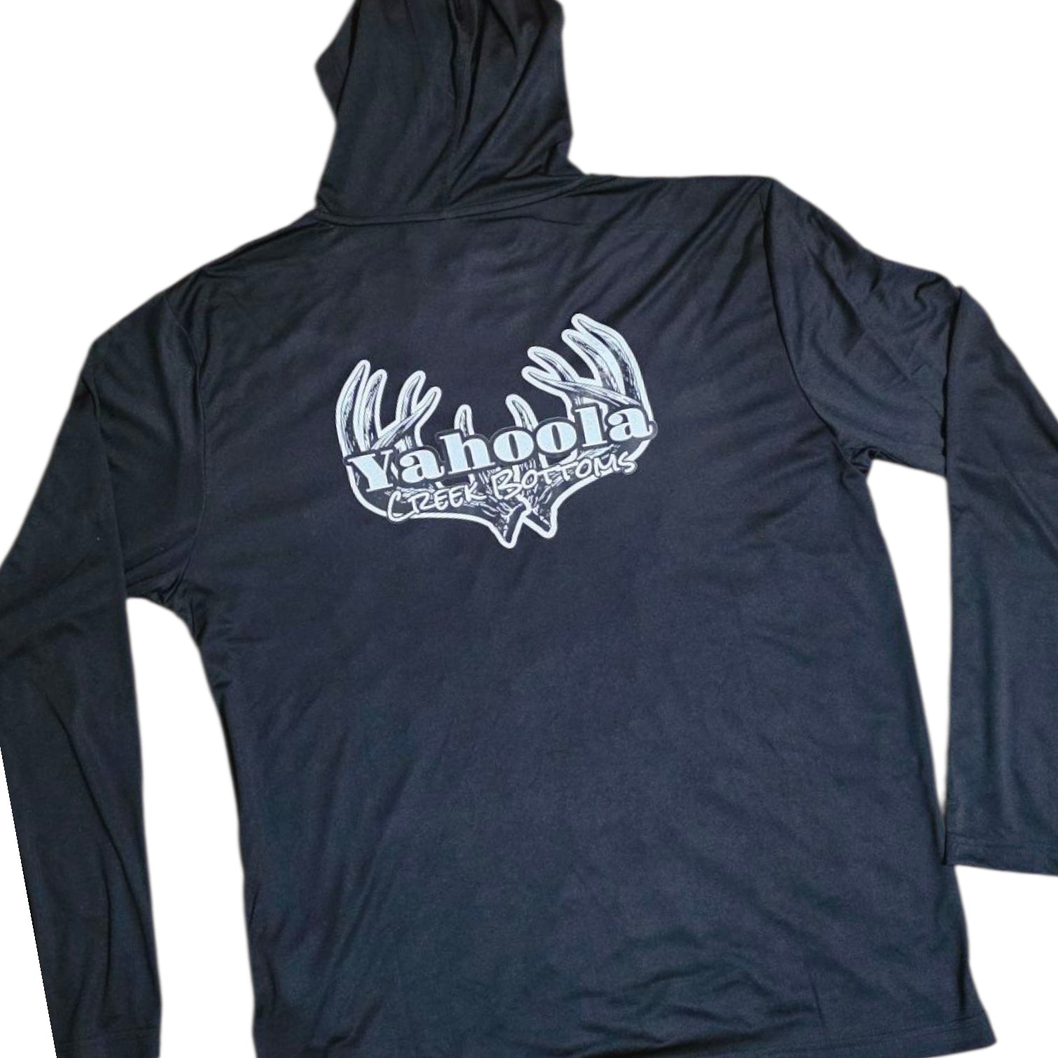 Ycb Deer antler logo Fishing performance hoodie