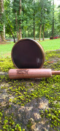 3" Walnut / Aluminum Pot