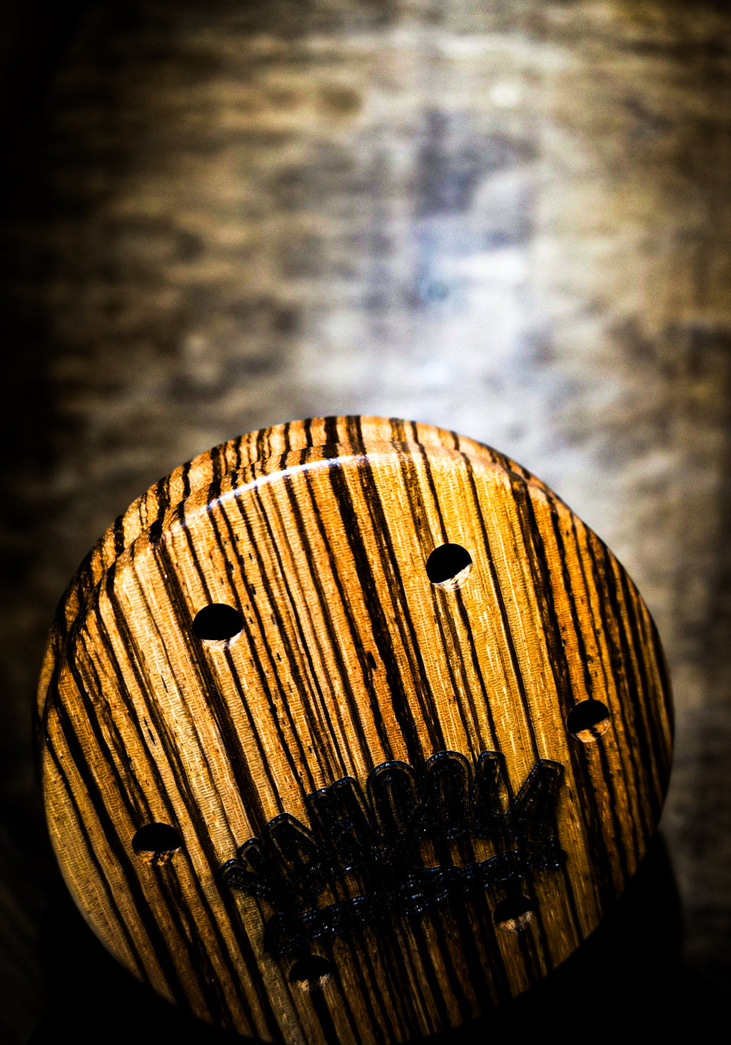 3.5" Zebrawood Pot  "Spitting and Drumming" Edition