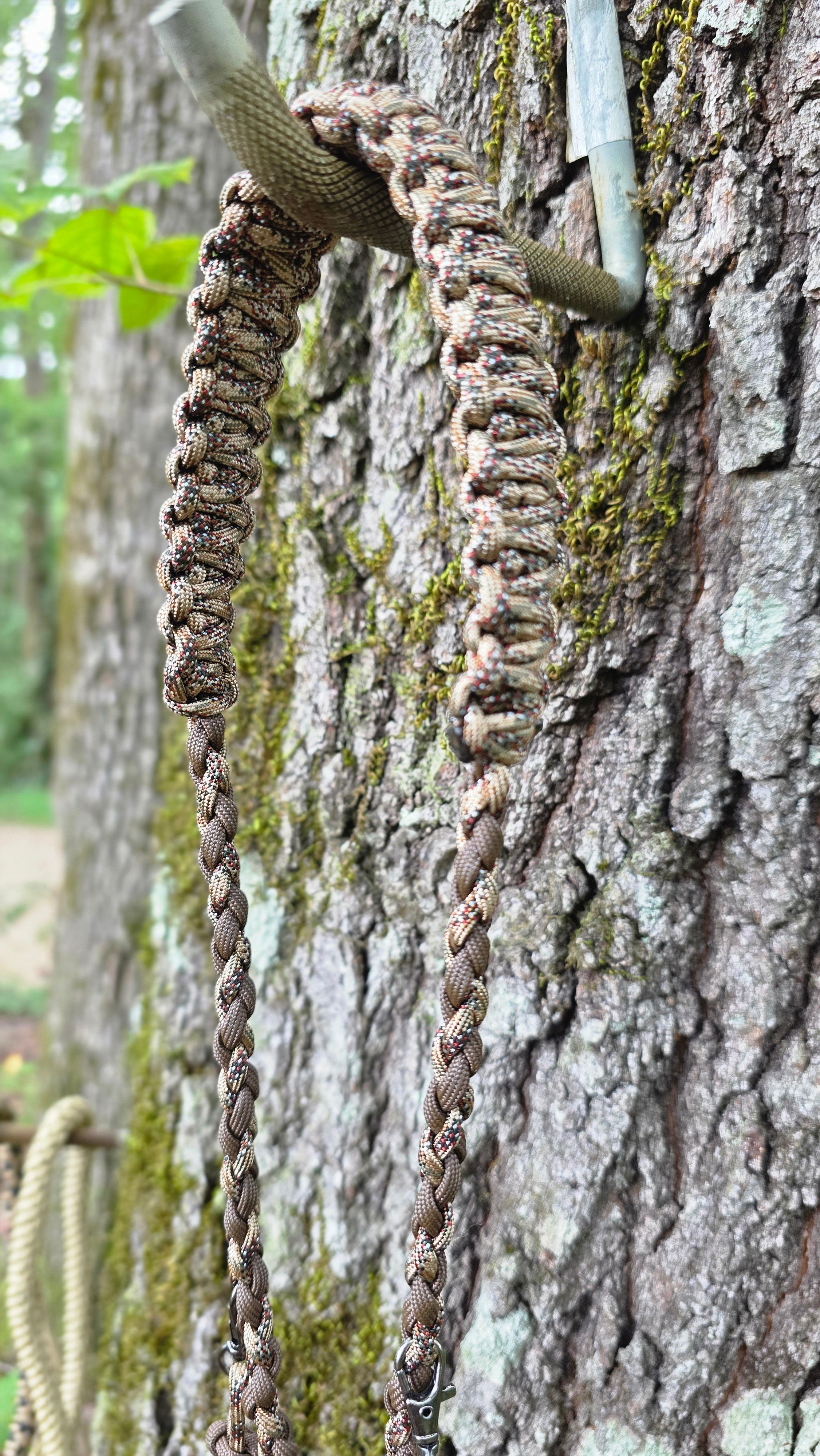Brown and Tan Duck Lanyard