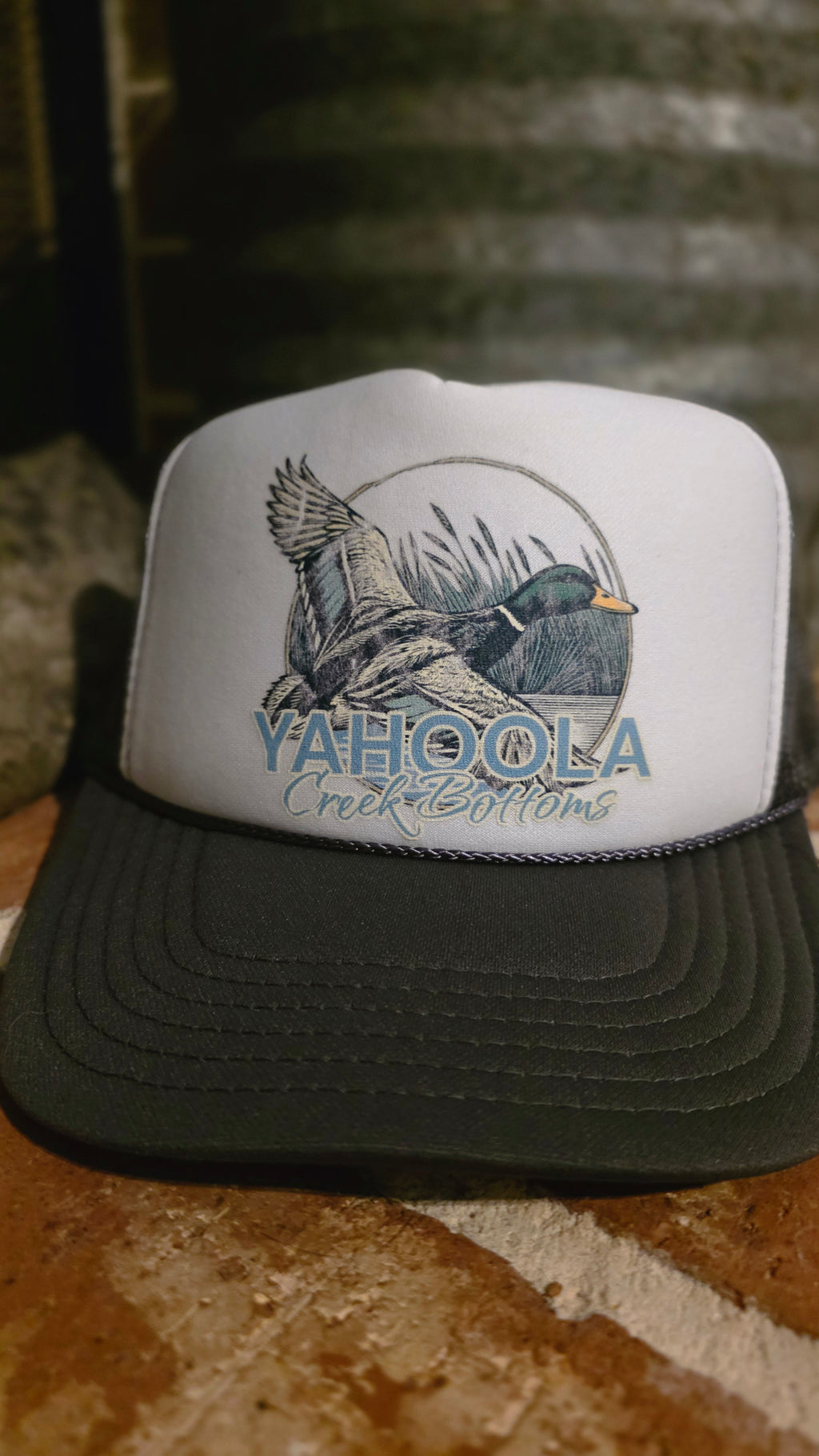Grey and White YCB duck trucker