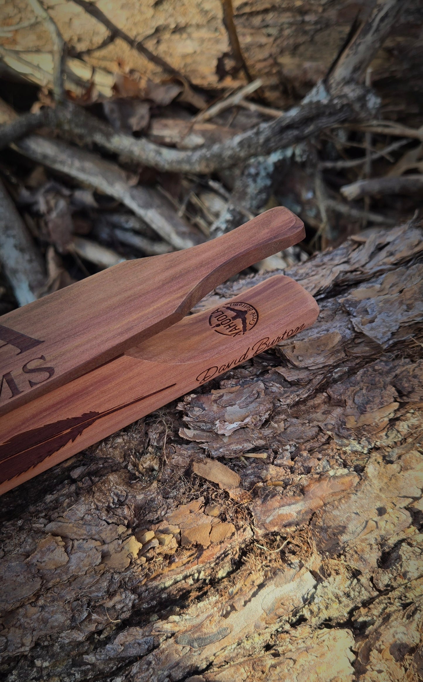 Long Box Call cedar sides Cedar Paddle dugout