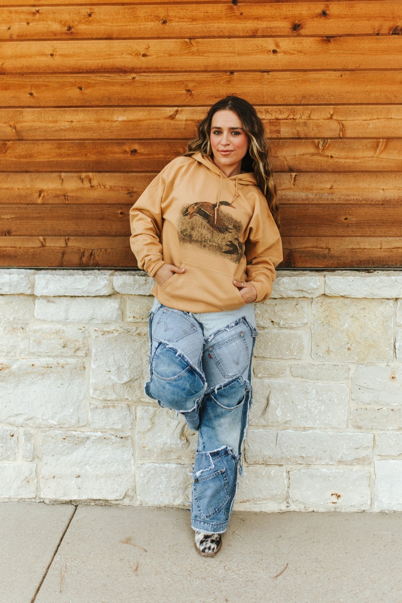 Vintage Duck Graphic Hoodie